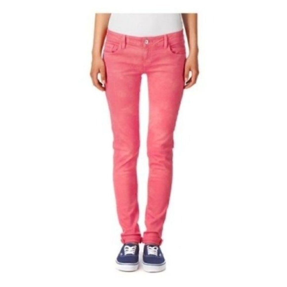 Vans Pink Juniors Skinny Jeans Size 3